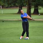 Mountainview freshman Janiece Taamu hits an approach shot on the fairway. Ben Ray / The Reporter