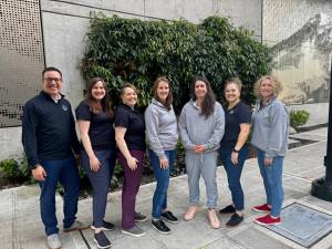 The Circle Creek leadership team: (Left to right) Stephen Doherty, Arden Keller, Courtni Doherty, Casey Hubeek, Julian Padgett, Kristen Mundy, Christina Terbovic. Courtesy photo