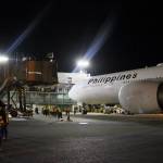 The inaugural flight of the new direct flight between Seattle and Manila from the Philippine Airlines (PAL) lands at Seattle-Tacoma International Airport on Oct. 2. Photo by Keelin Everly-Lang / The Mirror