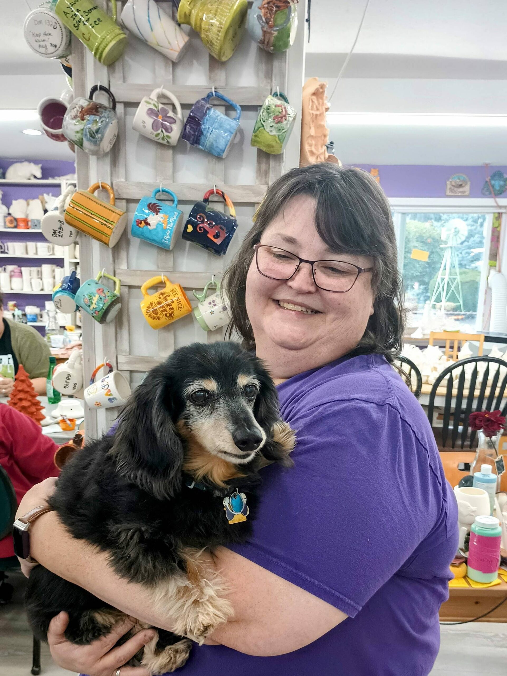 Bailey Jo Josie/Sound Publishing. 
Owner JoAnn Johnson and the star of Klay Crazy  Ringo Starr the Dachshund.