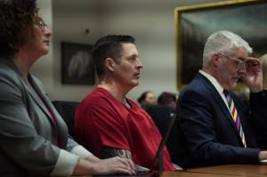 Jeffrey Nelson, at his hearing Dec. 20, listening to the judge decide whether there is a new trial and judge recusal. Photo by Joshua Solorzano/Sound Publishing