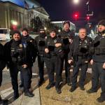 Officer Patrick Douglas, Officer Dillan Claire, Det. Derek Morse, Officer Joshua DeRoche, Det. Douglas Faini, Det. Jon Postawa, Cmdr. Shaun Feero, and Sgt. Joshua Matt. Courtesy photo.