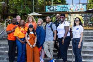 Auburn hosted a gun lockbox giveaway June 6 outside City Hall. Photo courtesy City of Auburn
