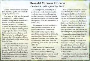 Donald Vernon Herren | Obituary