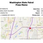 WSP press memo for this incident. Screenshot.