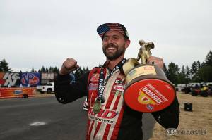 Kentwood High School alum Dallas Glenn. Image Courtesy of NHRA.