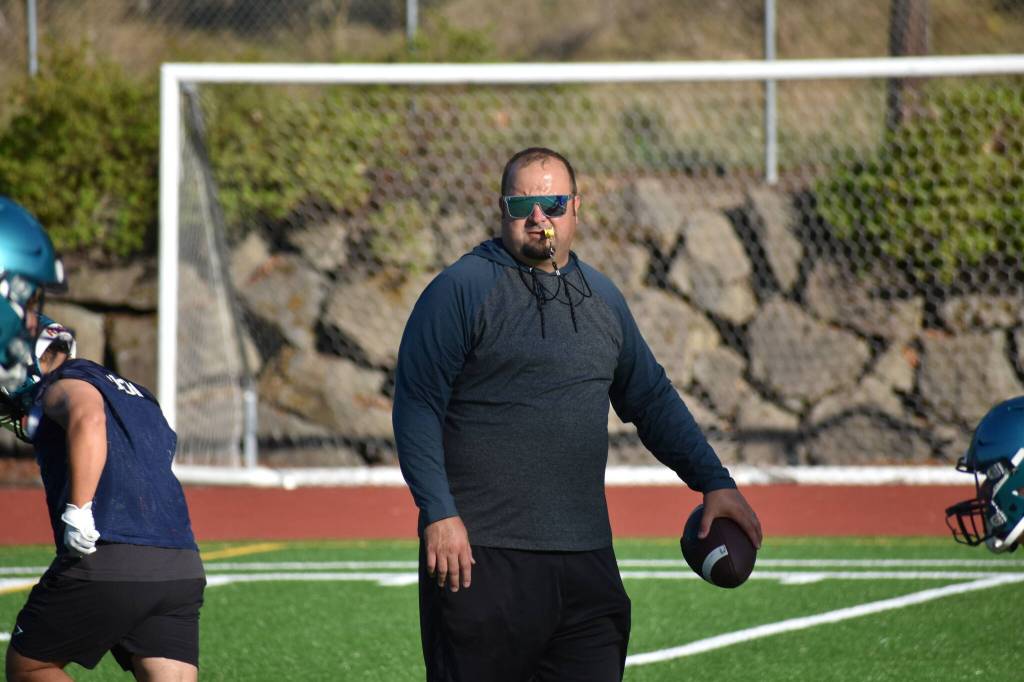 New Ravens Head Coach Darrin Reeves during fall camp. Ben Ray / The Reporter