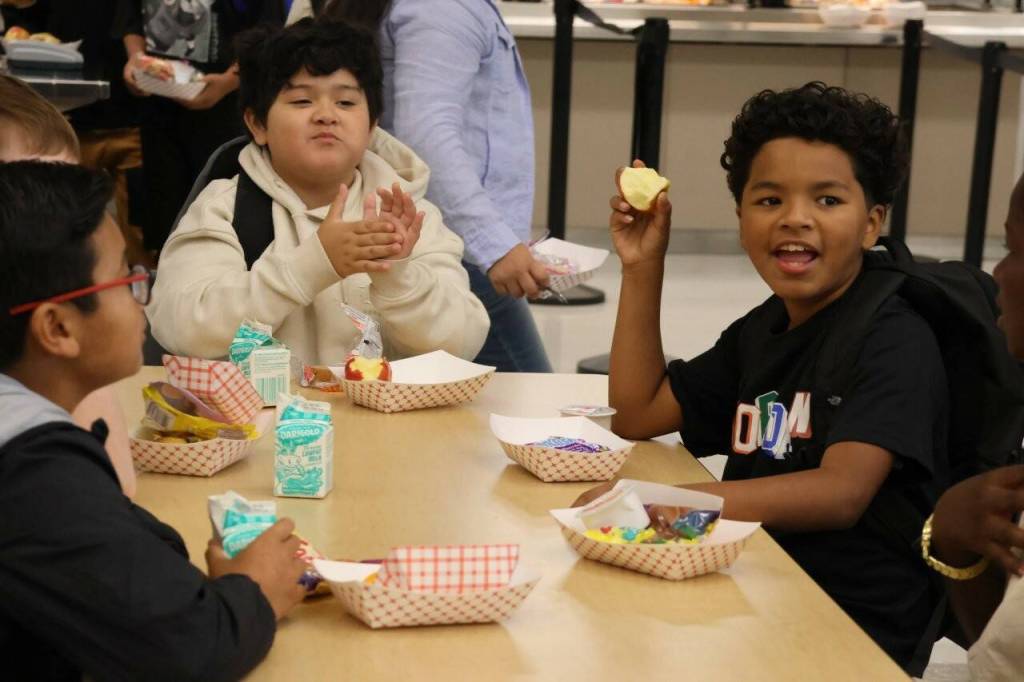 A scene from Olympic Middle School.