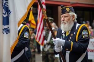 A scene from the 2024 Veterans Parade in Auburn. Courtesy photo