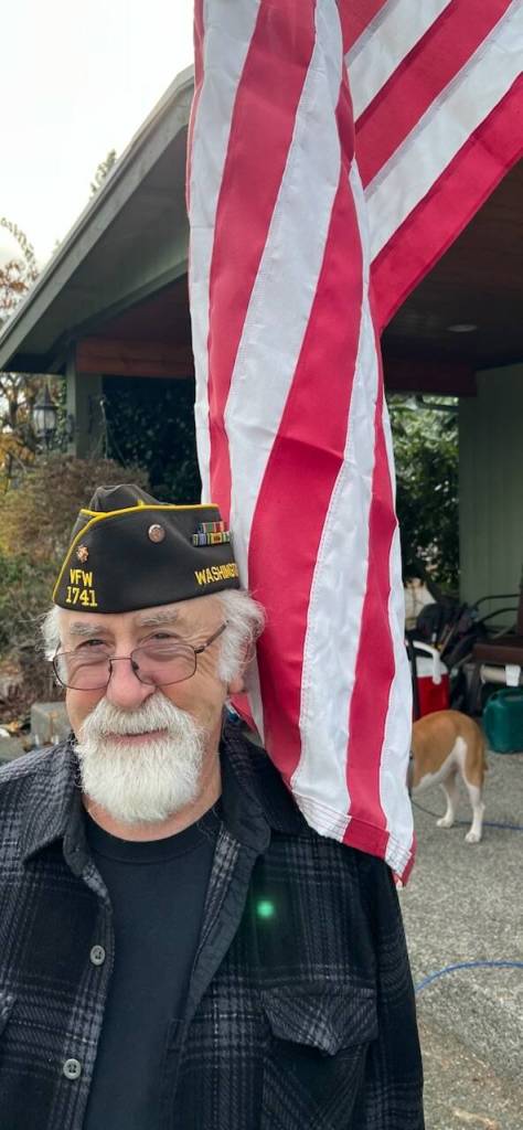 Natale Stella in retirement at his home in Auburn.