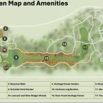 A map laying out all the features at the Soos Creek Botanical Gardens. Courtesy photo/City of Auburn