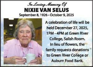Nixie VanSelus | Obituary