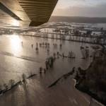 View from an airplane of the flooding at S. 277th St. in Auburn on Dec. 15, 2025. Courtesy photo/City of Auburn