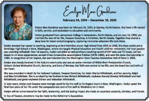 Evelyn Goodrow | Obituary