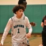 Isaiah Keitt walks to the bench after a successful third quarter for Auburn Riverside. Ben Ray / The Reporter
