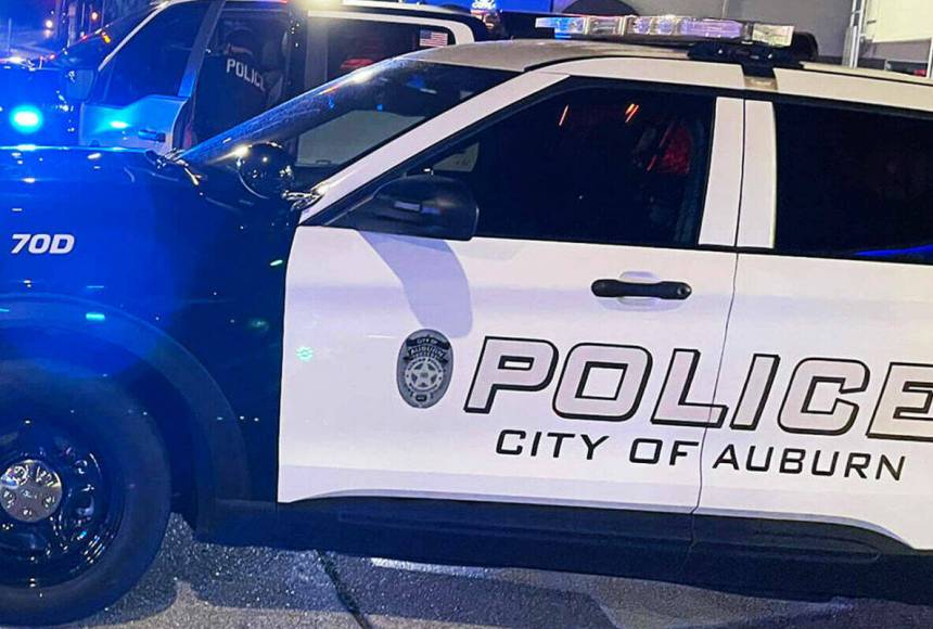 <p>Auburn Police Department vehicle. Courtesy Photo</p>