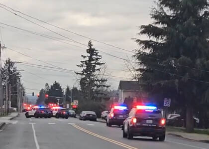 Officers responding to the shooting in Pacific on March. 3. Courtesy of Daniel Marteaga.