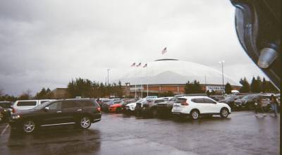 Tacoma Dome on film from a disposable camera. Ben Ray / Sound Publishing