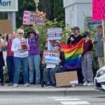 A scene from a No Kings rally in Auburn held in June 2025. File photo