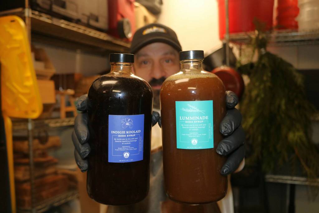 Natoncks Metsus latest move is selling soda syrups to customers wanting a bit of Indigenous flavor in the homemade sodas.
