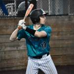 Parker Workman at-bat for Auburn Riverside. Ben Ray / The Reporter