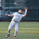 Jayden Pierce catches a pop up at shortstop for Auburn. Ben Ray / The Reporter