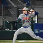 Jayce Yost on the mound for Auburn Mountainview. Ben Ray / The Reporter