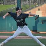 Robbie Coma on the mound for Auburn against Auburn Mountainview. Ben Ray / The Reporter