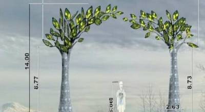 Courtesy image/City of Auburn
Artists Tim Dye and Sharon Agnor designed the future sculpture at Centennial Viewpoint Park opposite Mountain View Cemetery.