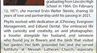 Phyllis Steinle | Obit