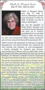 Phyllis Steinle | Obit