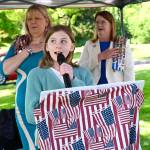 Sarah Schuler, 13, is in the Children of the American Revolution. Photo by Rachel Ciampi