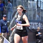 Abigail Collier runs the 3200 for Federal Way. Ben Ray / Sound Publishing