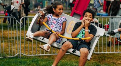 Community members at a past July 4 festival./Courtesy of the City of Auburn.