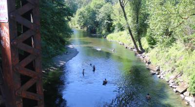 Swimming and floating the Cedar River are popular summer activities in Renton.
