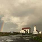 STATE PARKS AND RECREATION PHOTO
 While not officially on state park property, the Point Wilson Lighthouse is a most-visible part of the Fort Worden landscape.